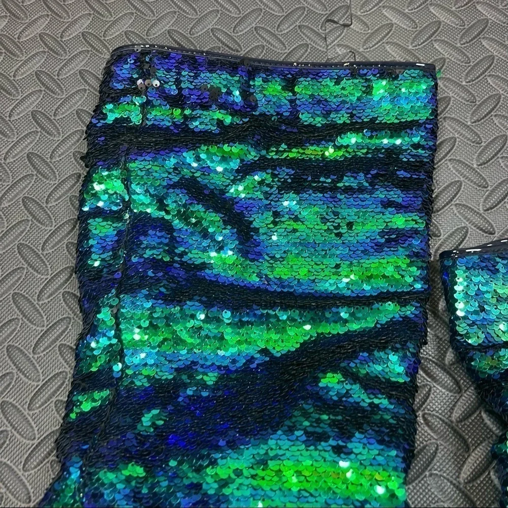 CAPE ROBBIN | Sequin thigh-high boots